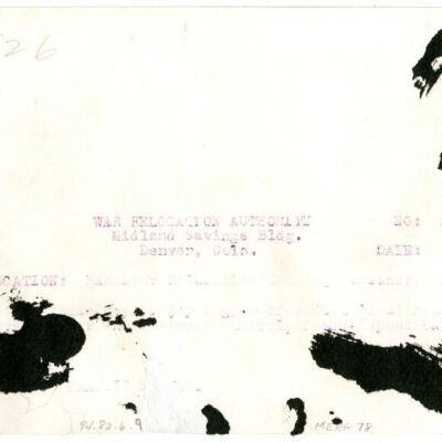 Young boys playing baseball at Manzanar (back): Origformat: Print-Photographic; Resolution: 800 dpi