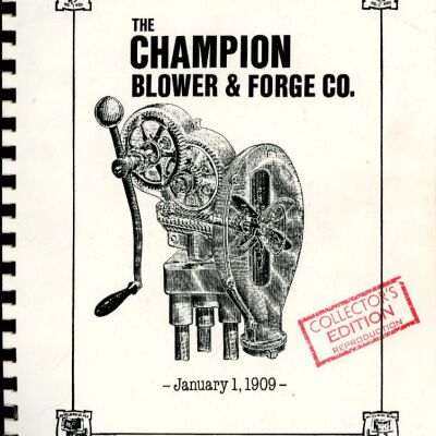 The Champion Blower and Forge Co., January 1, 1909