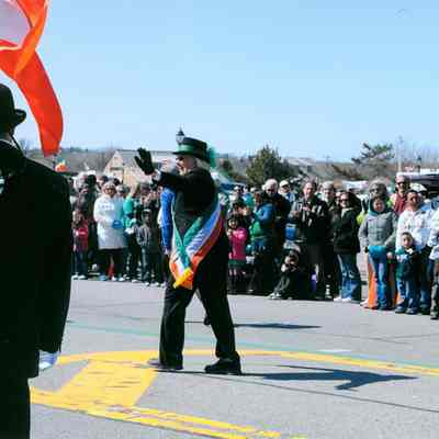 Joan Lycke as Grand Marshall of the 2011 St. Patrick's Day Parade in Montauk, New York | Montauk Library Archives: Joan Lycke as Grand Marshall of the 2011 St. Patrick's Day Parade in Montauk, New York | Montauk Library Archives