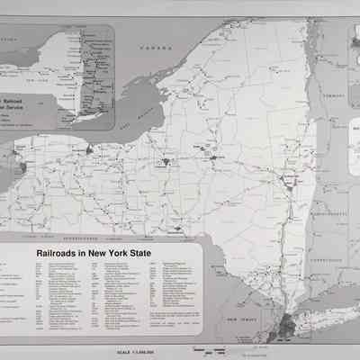 Railroads in New York State, 1998, New York State Department of Transportation