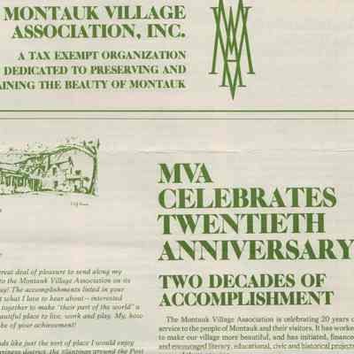 Montauk Village Association Materials