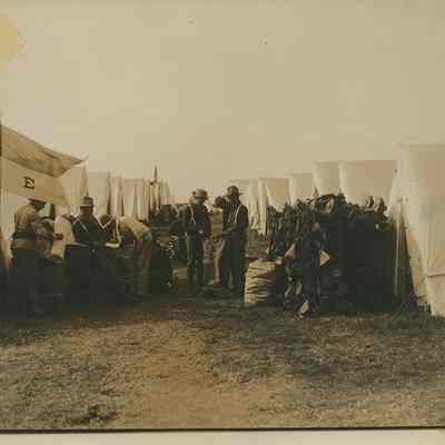 Camp Wikoff, A Camp Street, 1898 | Camp Wikoff Photographs, Montauk Library Archives