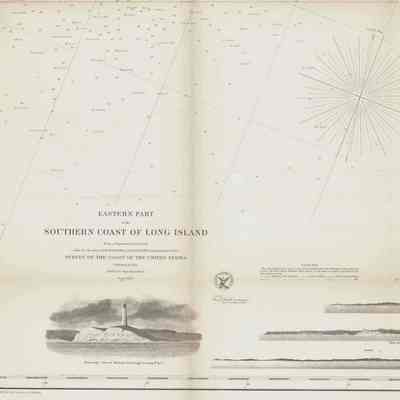 U.S. Coast Survey, Eastern Part of the Southern Coast of Long Island from a Trigonometrical Survey, 1857