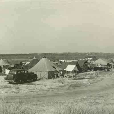 Hither Hills State Park Campground, 1947 | George Larsen Photograph Collection, Montauk Library Archives