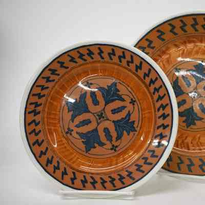 Montauk Manor Lamberton Scammell Dinner Plates, 1927