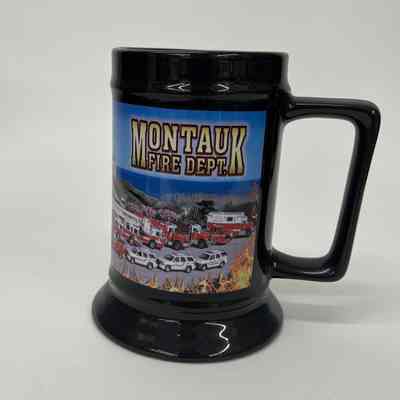 Montauk Fire Department Porcelain Stein