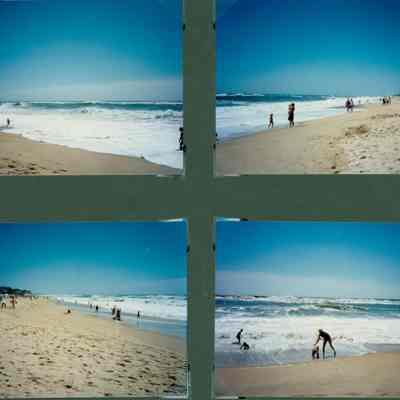 Ocean After Hurricane Luis, September 1995 | Ann Ostrander Photograph Collection, Montauk Library Archives