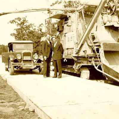 Edgemere Road Under Construction, c, 1930s | Bob Byrnes Collection, Montauk Library Archives
