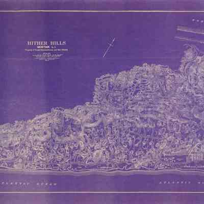 Key Map of Hither Hills, Montauk, L.I. Property of Frank Sherman Benson and Mary Benson, 1904