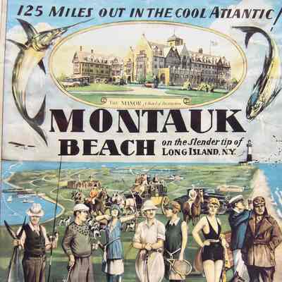 Montauk Beach on the Slender Tip of Long Island