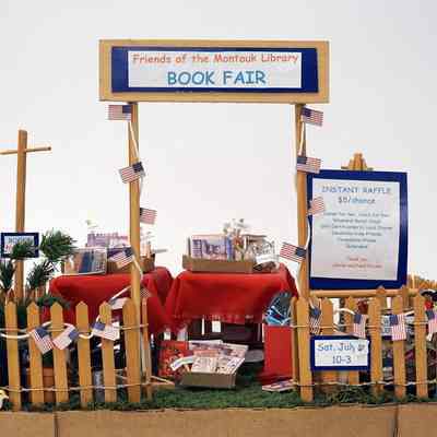Friends of the Montauk Library Book Fair Miniature by Carol Pruzan