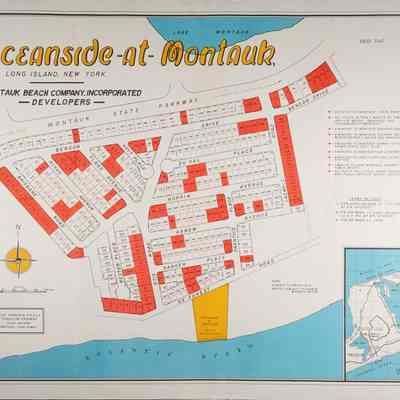 Oceanside-at-Montauk Sales Plat, 1950s
