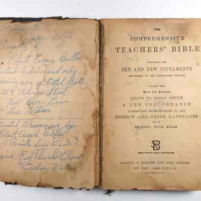 Butler Family Bibles