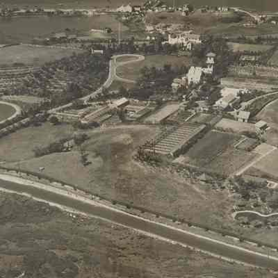 Aerial over Andrew J. Thomas Estate, 1920s