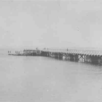 Pier in Montauk, location unknown, undated