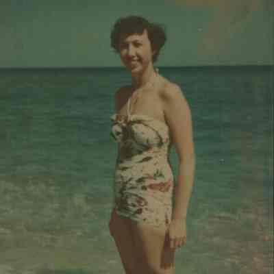 Early portrait of Joan Taylor in Montauk
