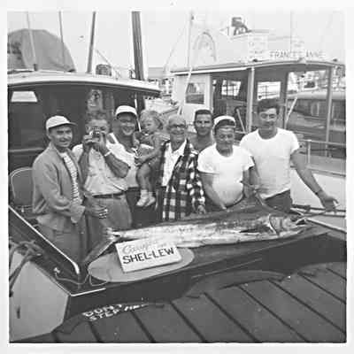 Caught on Shel-Lew, 1953 | Teresa Harrington Sarno Photograph Collection, Montauk Library Archives