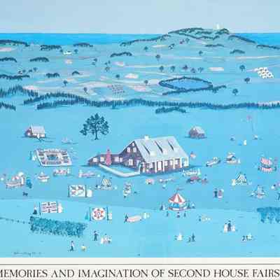 Memories and Imagination of Second House Fairs Poster, 1985