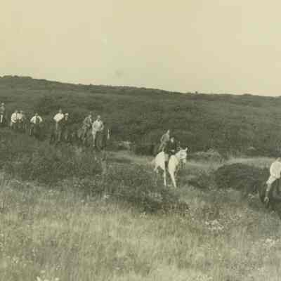 Hoseback riders, c. 1930s | Jennie and Donald Balcuns Collection, Montauk Library Archives