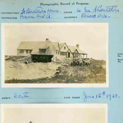 [Photographic records kept by the developers of Montauk Beach showing construction progress, taken by the Montauk Beach Development Corporation Pictorial Record Service /1928].