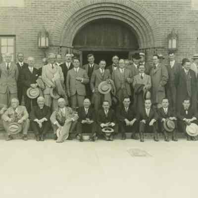 Carl Fisher's Group at the Manor, c. 1930s | Jennie and Donald Balcuns Collection, Montauk Library Archives