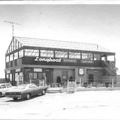 Exterior, Longboat Restaurant, c. 1970s | Montauk Library Archives.