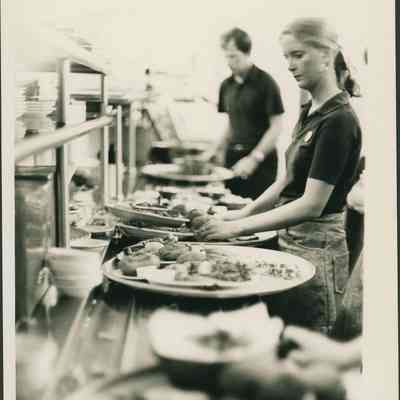 Jane Behan, by Maria-Louise Sidoroff PhD | An Inside View of Gosman's Kitchen, Labor Day c. 1975, Montauk Library Archives