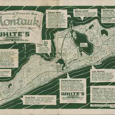 Souvenir and Treasure Map of Montauk: illustrated guide to places of unusual interest | Montauk Library Archives
