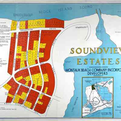 Soundview Estates Sales Plat, 1950s