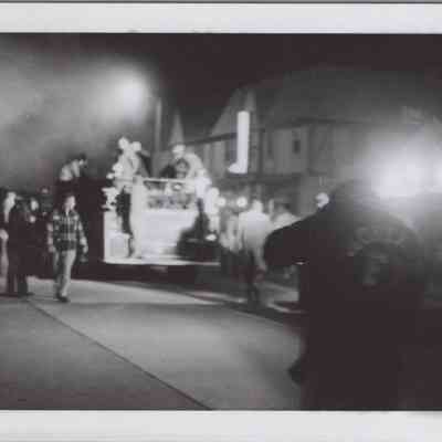 Fire at White's Pharmacy, 1950s | Montauk Library Archives