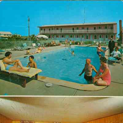 Postcard for Sands Motel, 1972 | Montauk Library Archives