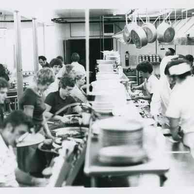 An Inside View of Gosman's Kitchen, Labor Day c. 1975