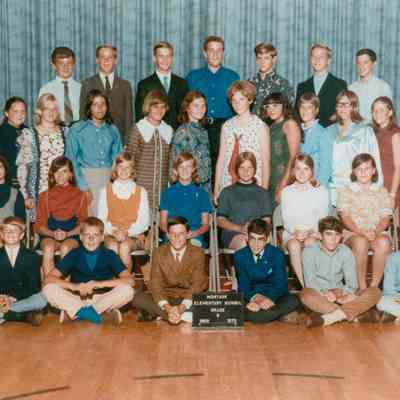 [Class photograph Montauk Public School 8th grade, 1970]