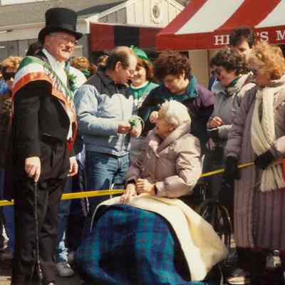 Herb Herbert Grand Marshal St. Patrick's Day Parade, 1992 | Herb Herbert Digital Collection, Montauk Library Archives