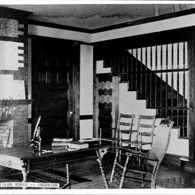 Club House Interior, c. 1900 | Montauk Library Archives