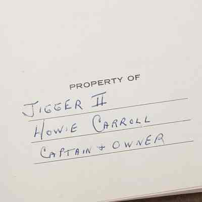 Captain Howard "Howie" Carroll Logbook Collection