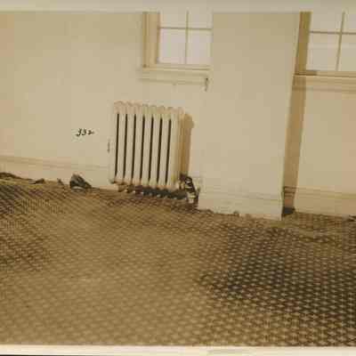 Montauk Manor, Room Damage, 1945 | Montauk Manor Photographs, 1943–1945, William Boone Studios, Montauk Library Archives