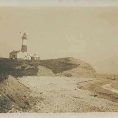 Photograph of Montauk Point Lighthouse, undated.