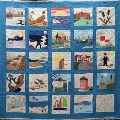 First Quilt, Friends of the Montauk Library, 1980
