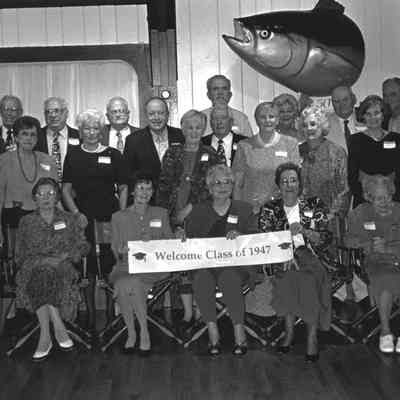 East Hampton High School Class of 1947 Reunion | Blanche Riley Digital Collection, Montauk Library Archives