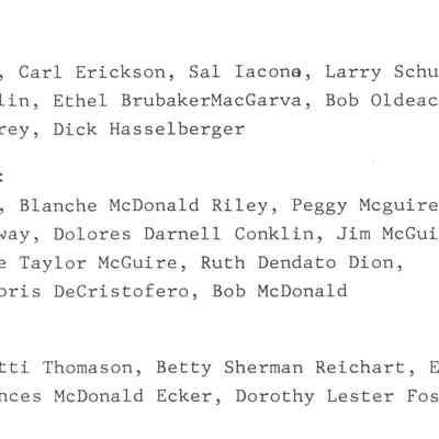 East Hampton High School Class of 1947 Reunion identified | Blanche Riley Digital Collection, Montauk Library Archives