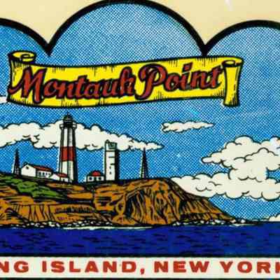 Montauk Point Water Transfer Decal
