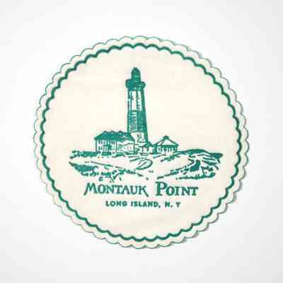 Montauk Point Paper Coaster