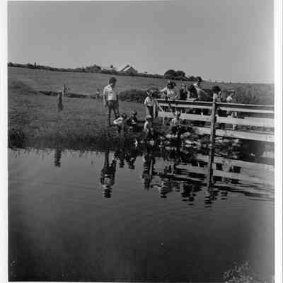 Field Day at Third House, 1980s | Photos by Suzanne Gosman, Montauk Library Archives