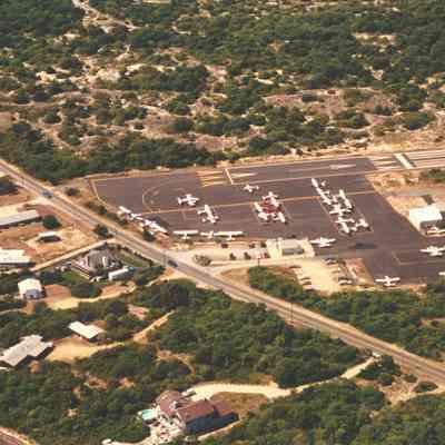 Montauk Airport Aerial View | Perry B. Duryea, Jr. Digital Photograph Collection, Montauk Library Archives