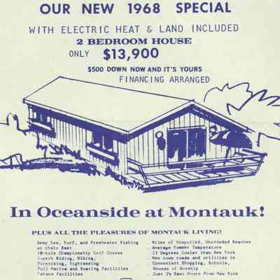 Advertisement for Oceanside at Montauk, 1968
