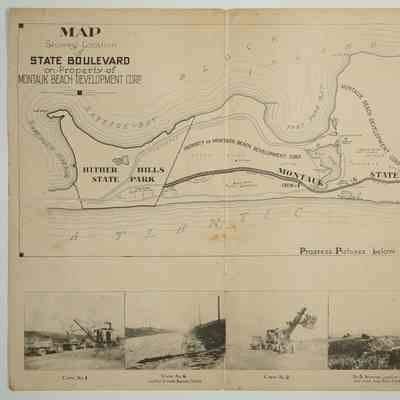 Map Showing State Boulevard on Property of Montauk Beach Development Corp., 1930