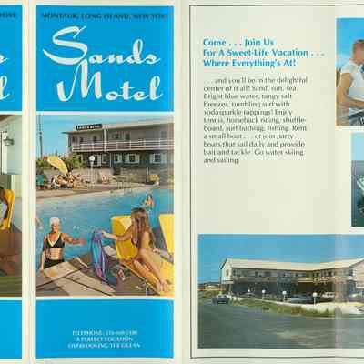 Brochure for Sands Motel, 1972 | Montauk Library Archives: Brochure for Sands Motel, 1972 |  Montauk Library Archives