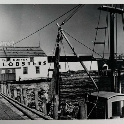 Duryea's Dock, Montauk, NY, 1945, Photograph by Kathryn Abbe | Montauk Library Archives