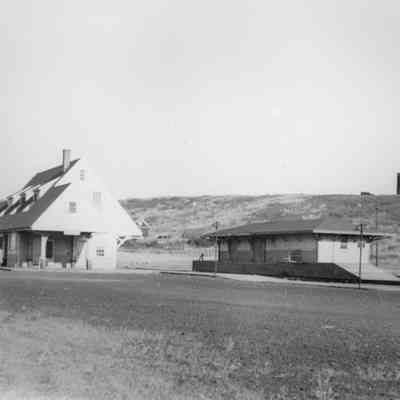 Montauk Station of the Long Island Railroad, 1952 | Montauk Library Archives